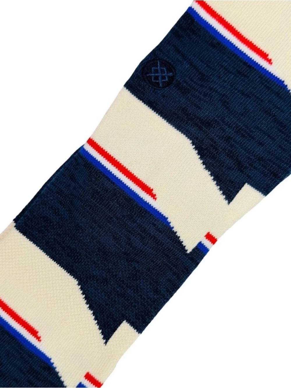 STANCE Striped Blanket Crew Socks - 2 Pack - Size Large - 4 Sets (8 Pairs)